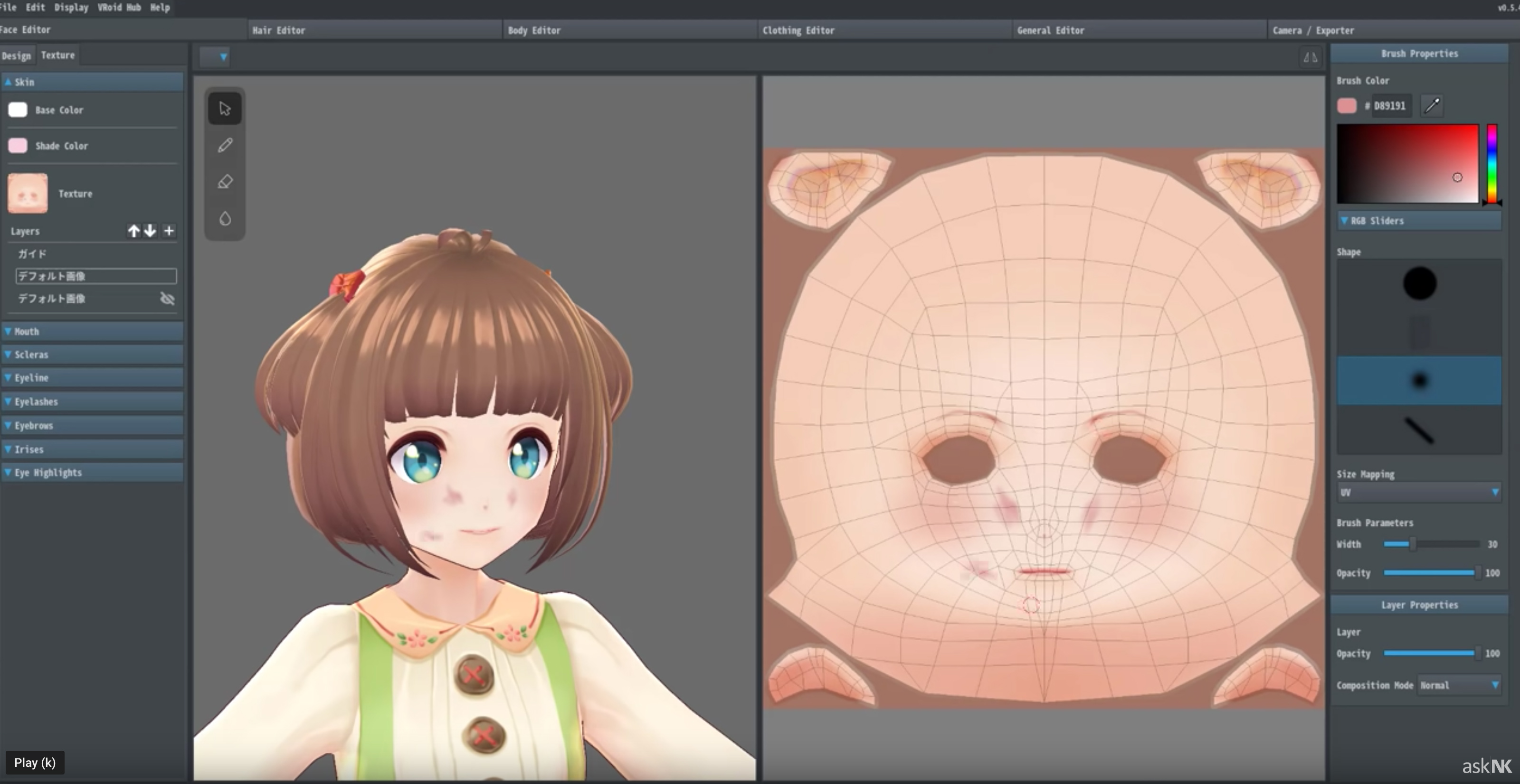 Vroid Skin Texture Free